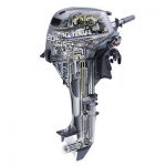 Yamaha F20 Boat Engine Internal Shot